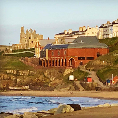 Whitby sea-front and Abbey